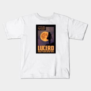 Little Girl The Moon Kids T-Shirt